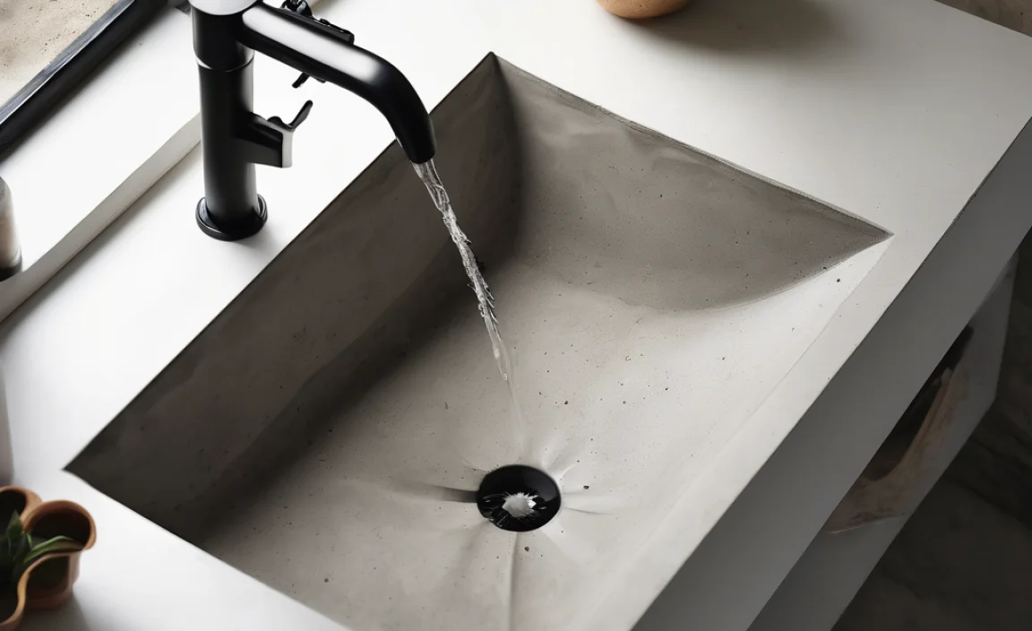 Diy Concrete Sink: Create Your Own Stunning Design!