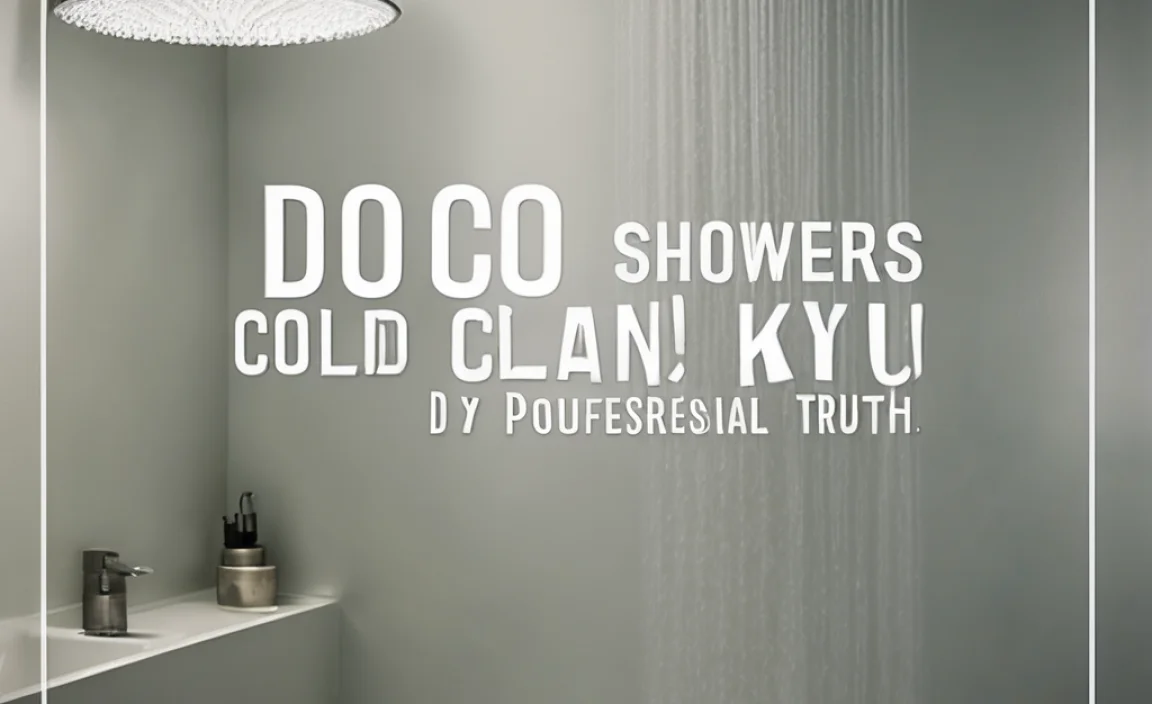 Do Cold Showers Clean You? The Powerful Truth!