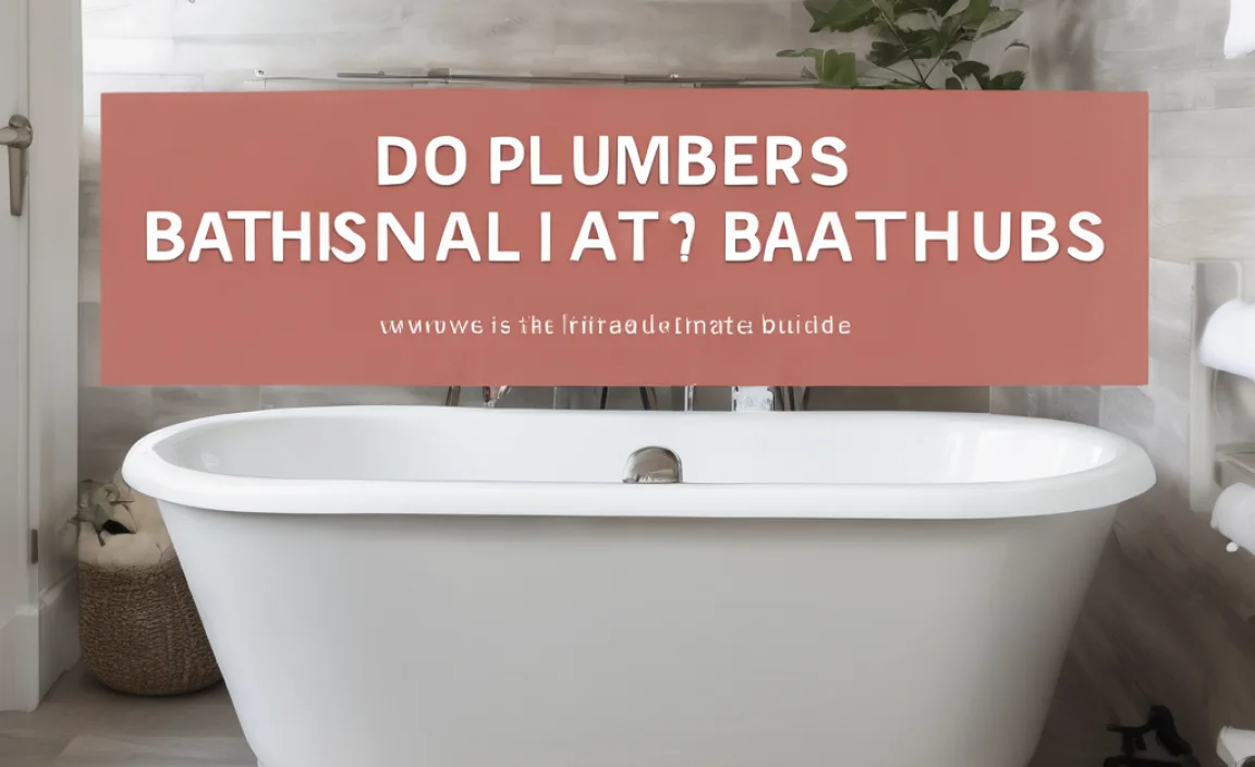 Do Plumbers Install Bathtubs? The Ultimate Guide