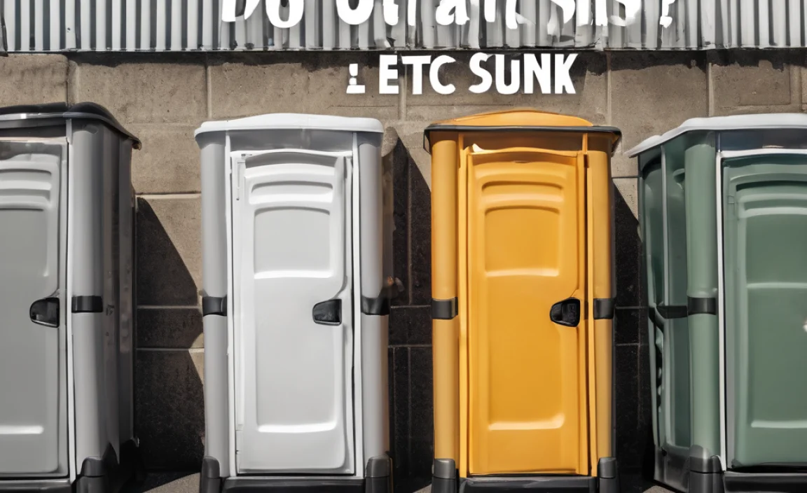 Do Porta Potties Have Sinks? Find Out The Answer!