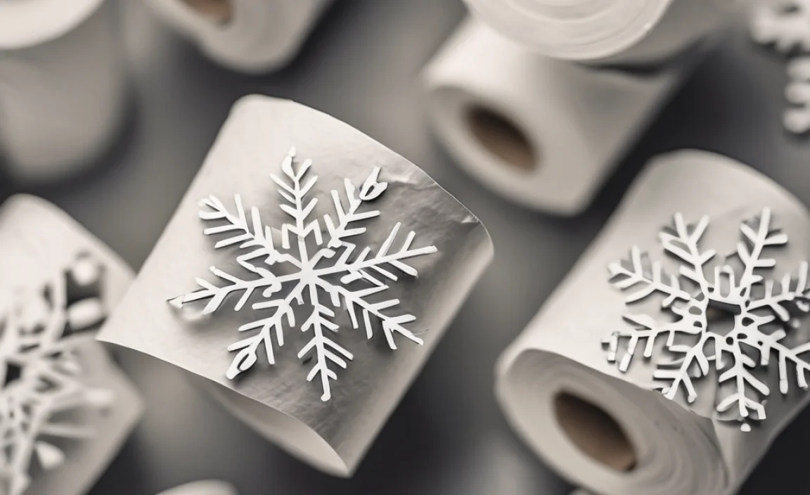 Easy: How to Make Snowflakes Out of Toilet Paper Rolls