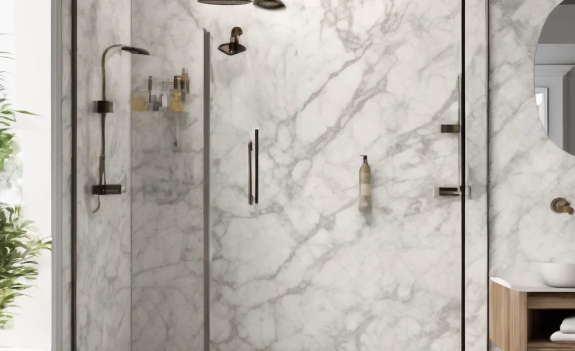 Essential Cleaning Supplies for Marble Showers