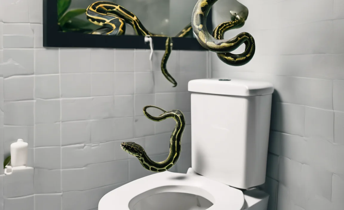 How Likely Is It to Find a Snake in Your Toilet?