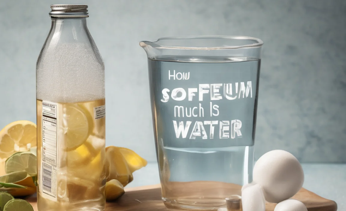 How Much Sodium is in Softened Water? Powerful Guide