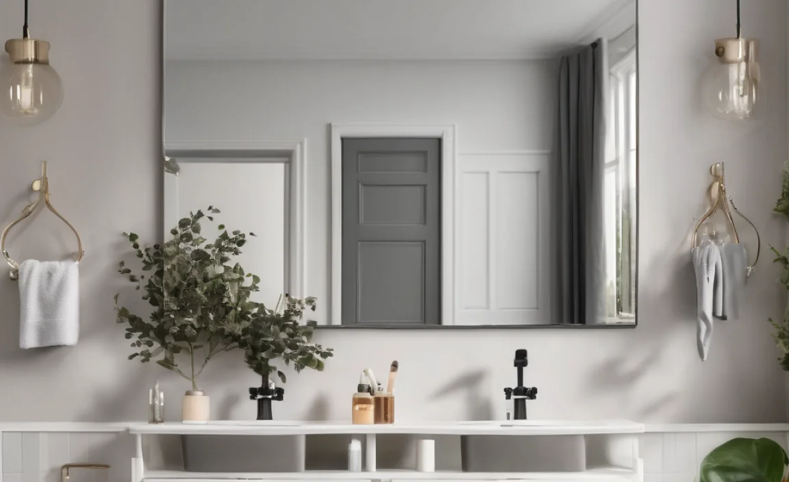 How to Add Frame to Bathroom Mirror: Easy DIY!