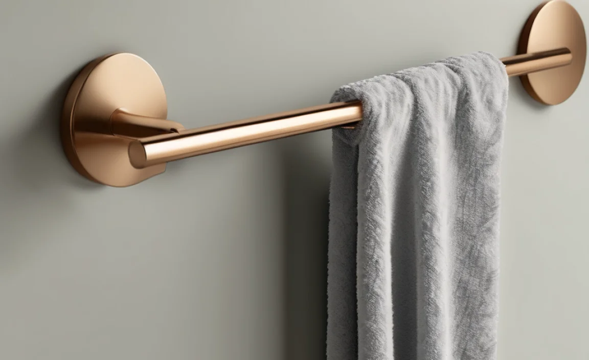 How to Attach a Towel Bar