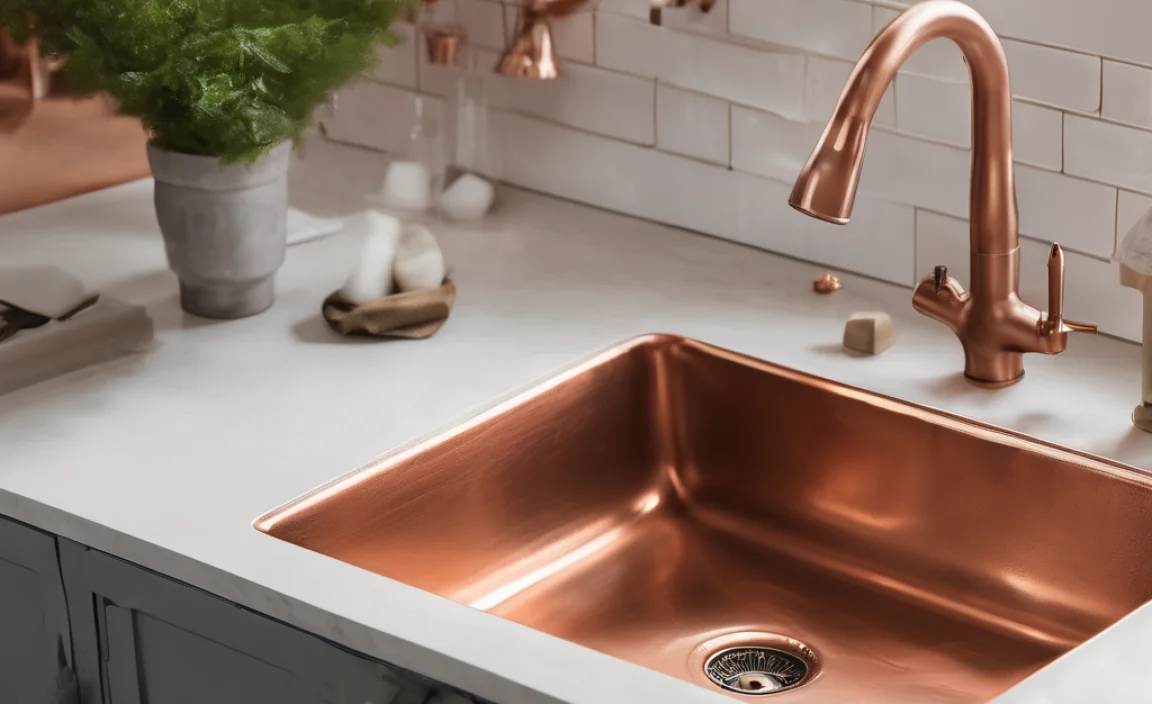 How to Clean a Copper Sink