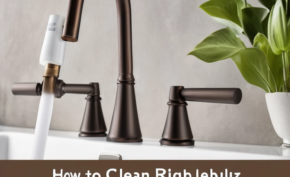 How to Clean Oil Rubbed Bronze Faucets Easily