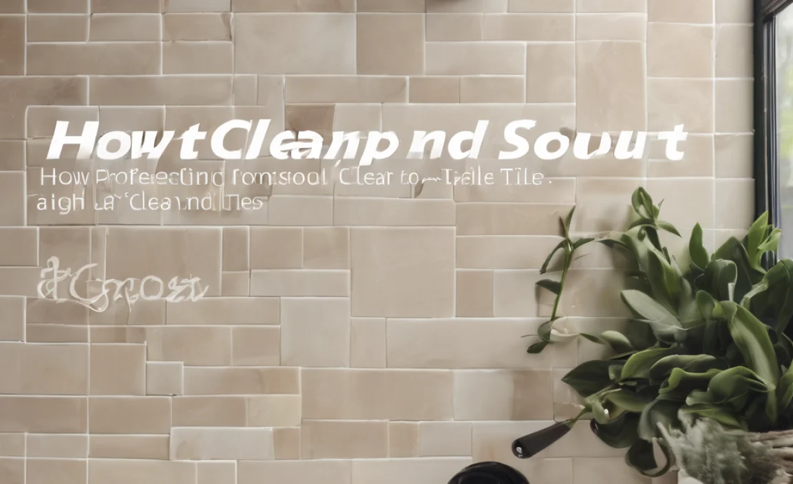 How To Clean Soap Scum From Tile And Grout: Easy Steps
