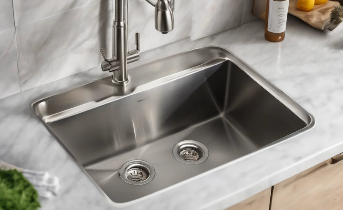 How To Clean Your Stainless Steel Sink: Tips And Tricks
