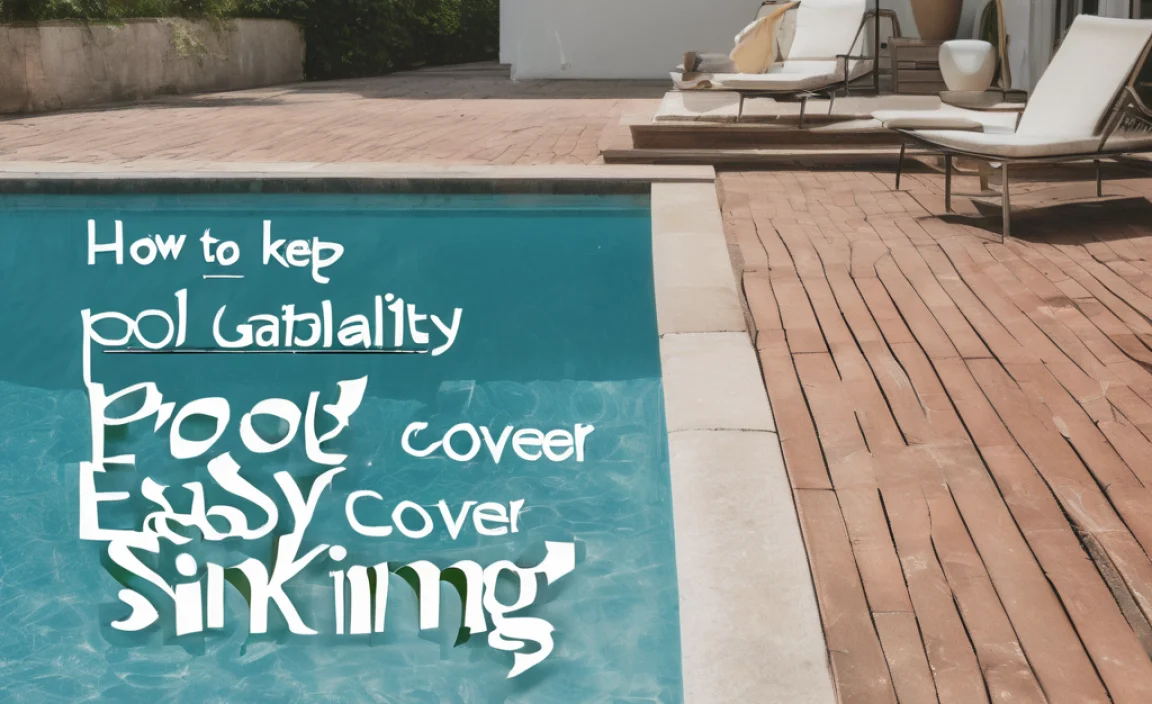 How to Keep Pool Cover From Sinking? Easy Fixes!