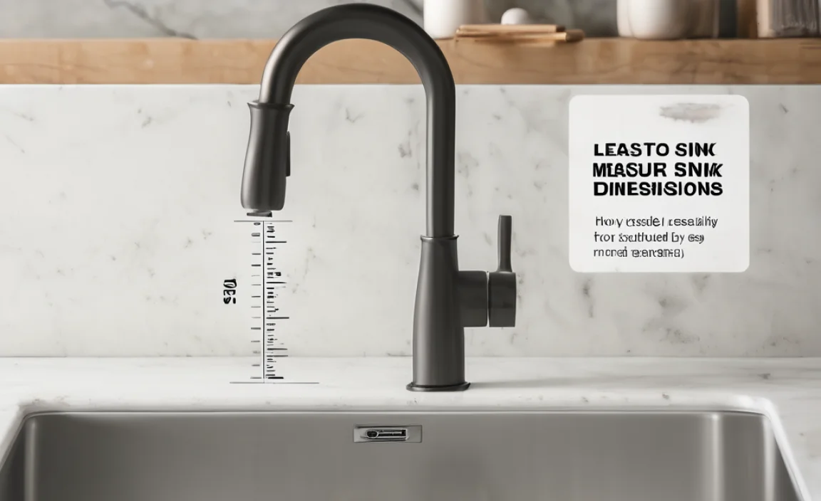 How to Measure Sink Dimensions: Easy Guide