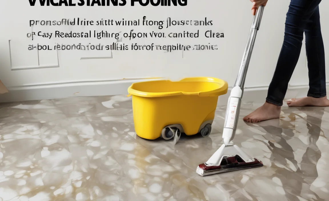 How to Remove Old Urine Stains From Vinyl Flooring: Easy!