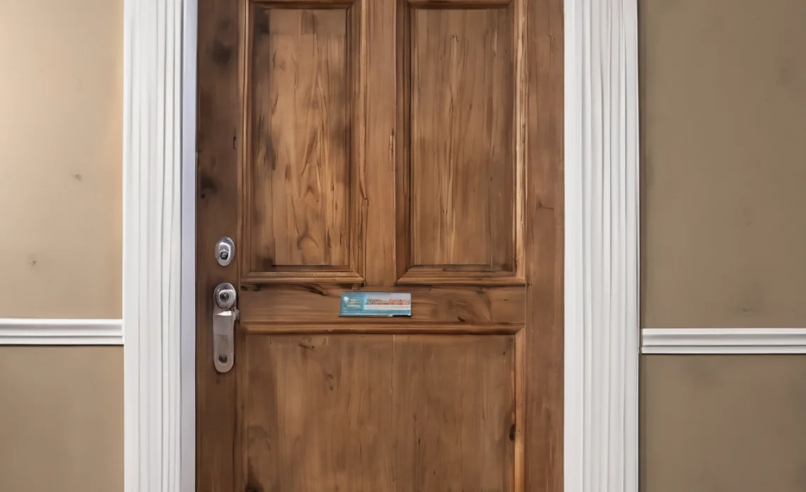 How to Repair a Door Frame with Wood Filler: Easy Fix!