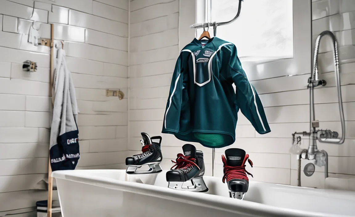 How to Wash Hockey Gear in Bathtub: Ultimate Guide