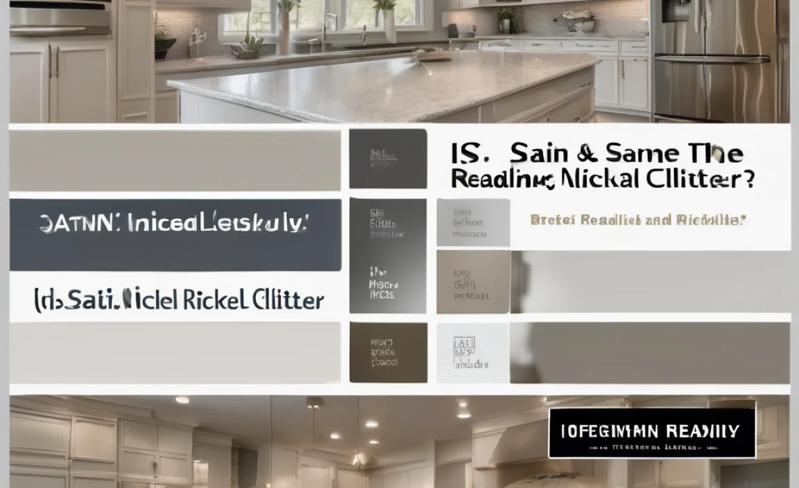 Is Satin Nickel and Brushed Nickel the Same? The Secret!