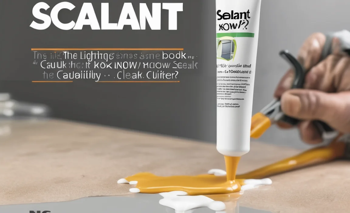 Is Sealant the Same as Caulk? Know the Facts!
