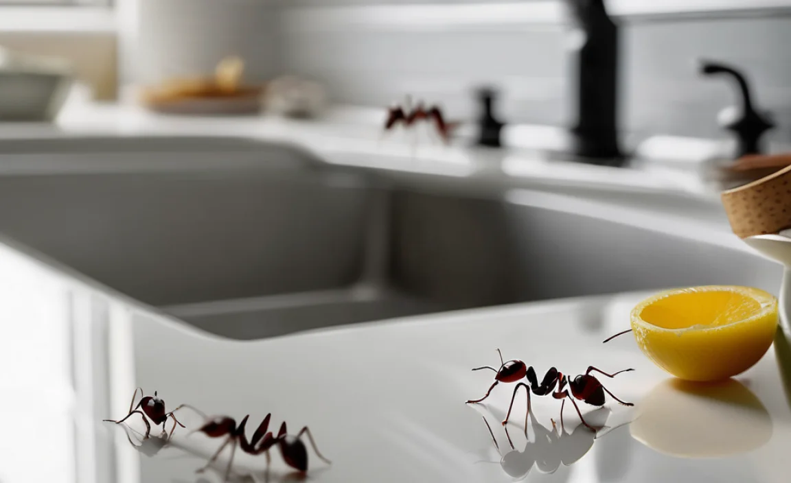 Maintain a Clean Sink to Deter Ants