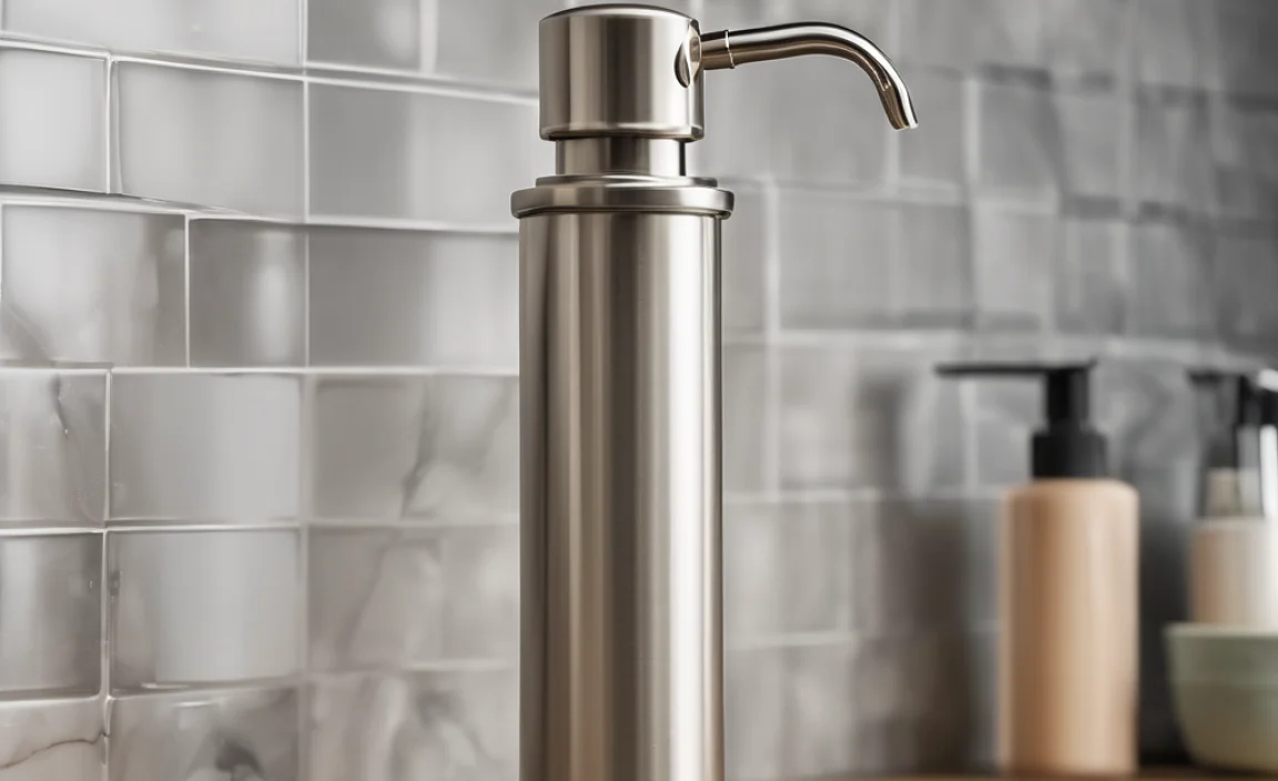 Maintaining Your Brushed Nickel Soap Dispenser