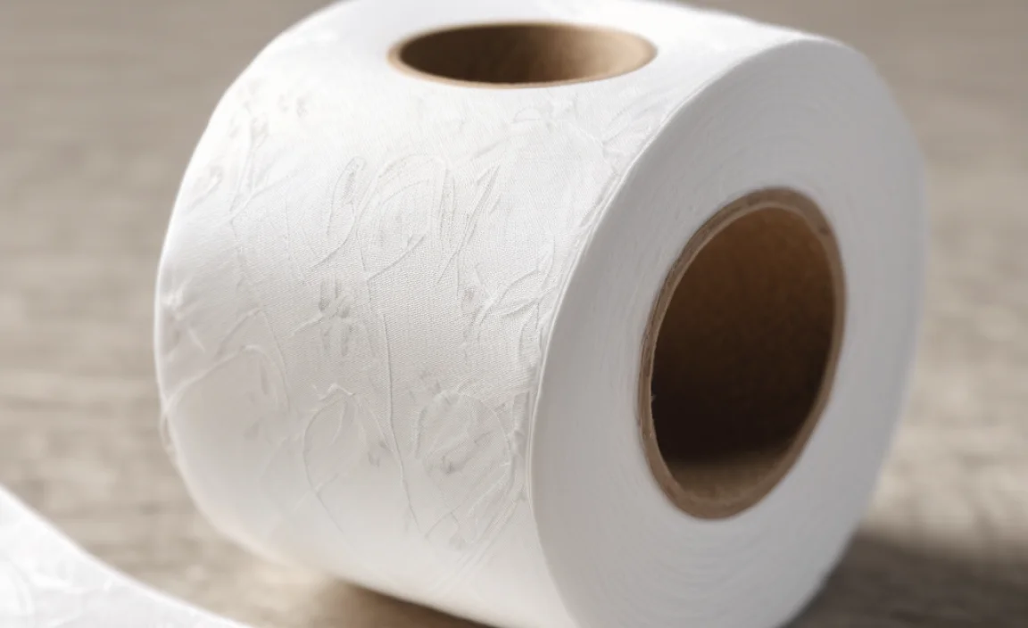 Preparing Toilet Paper for Embroidery