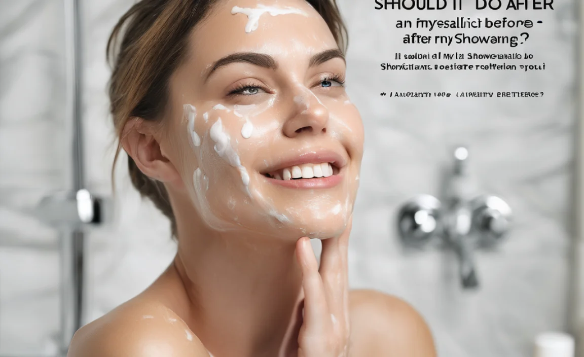 Should I Do My Skincare Before Or After Showering?