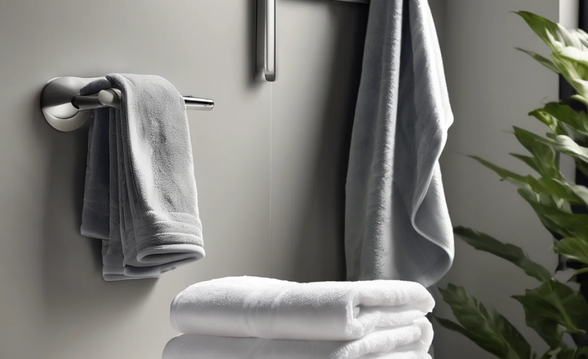 Space-Saving Towel Holder Ideas for Small Bathrooms
