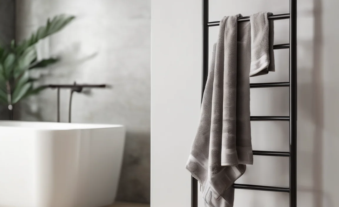 Standard Towel Rack Height: The 48-Inch Rule