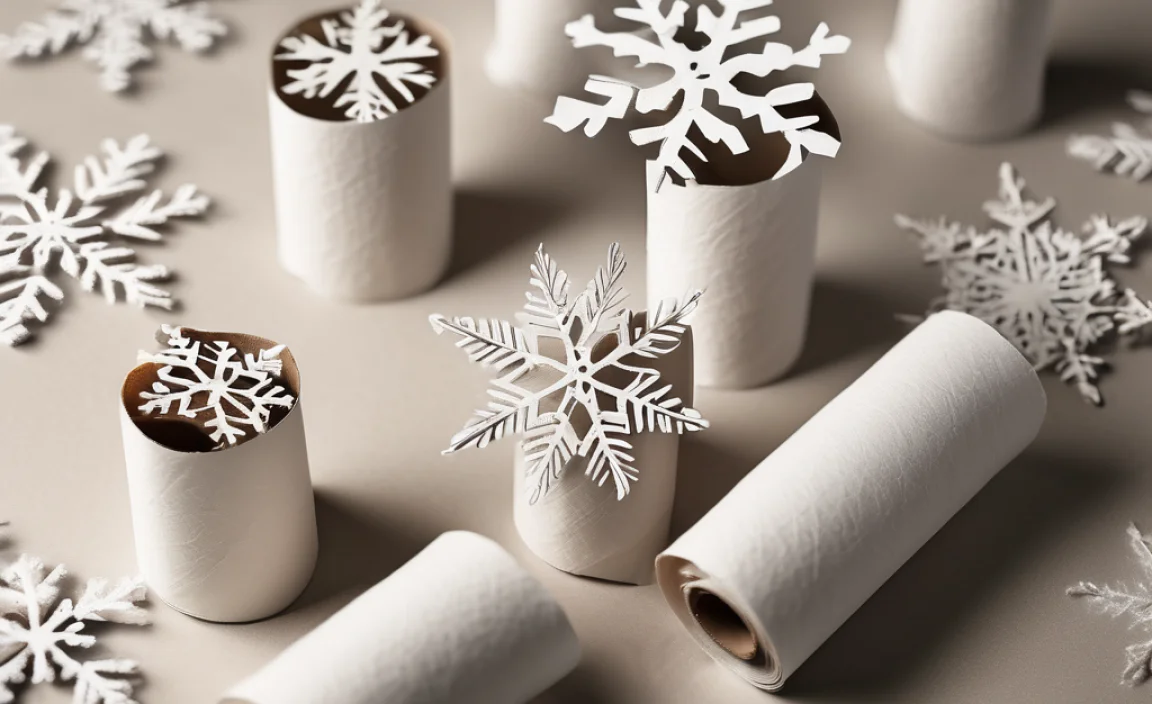 Step-by-Step Guide: Creating Your Toilet Paper Roll Snowflakes