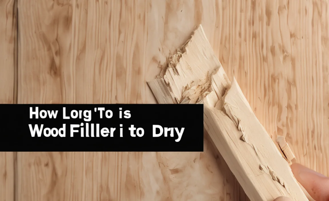 Step-by-Step Guide to Drying Wood Filler