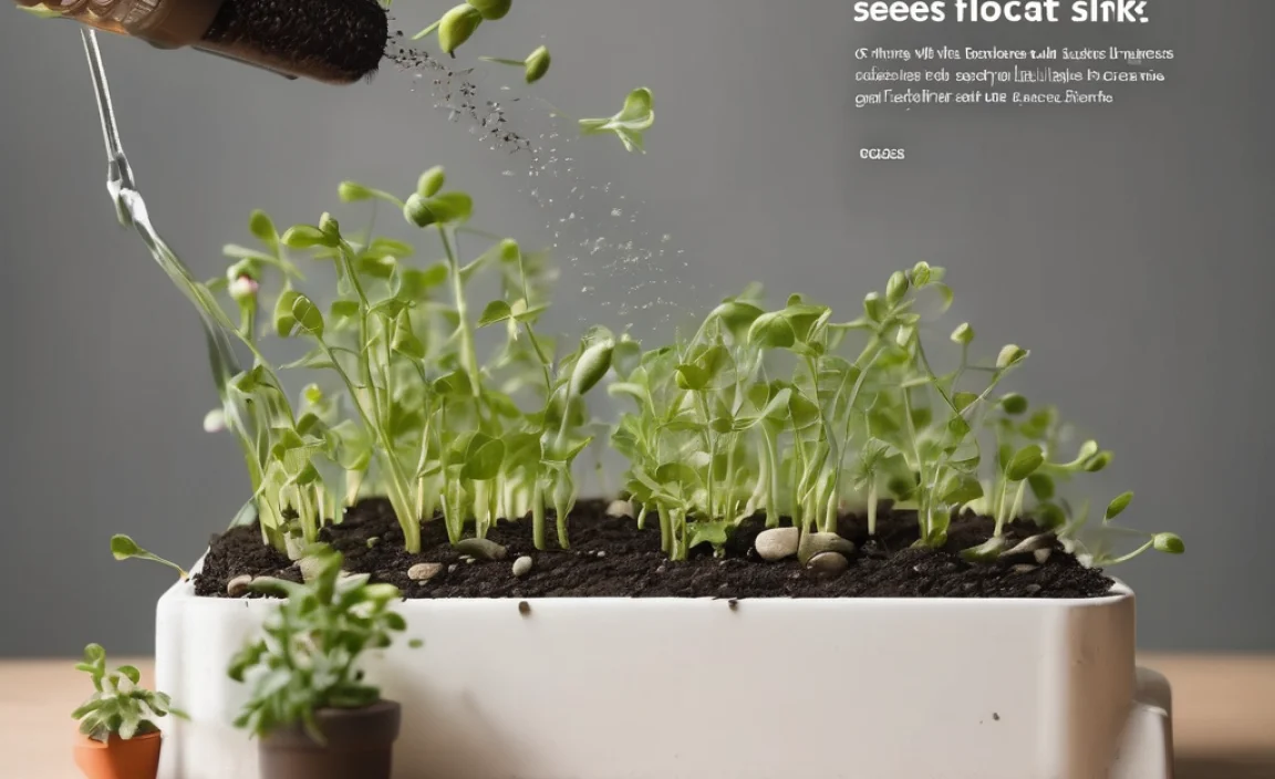 Testing Seed Buoyancy at Home