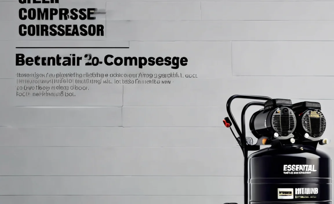 Top Picks: Best 20 Gallon Air Compressors for Home DIY