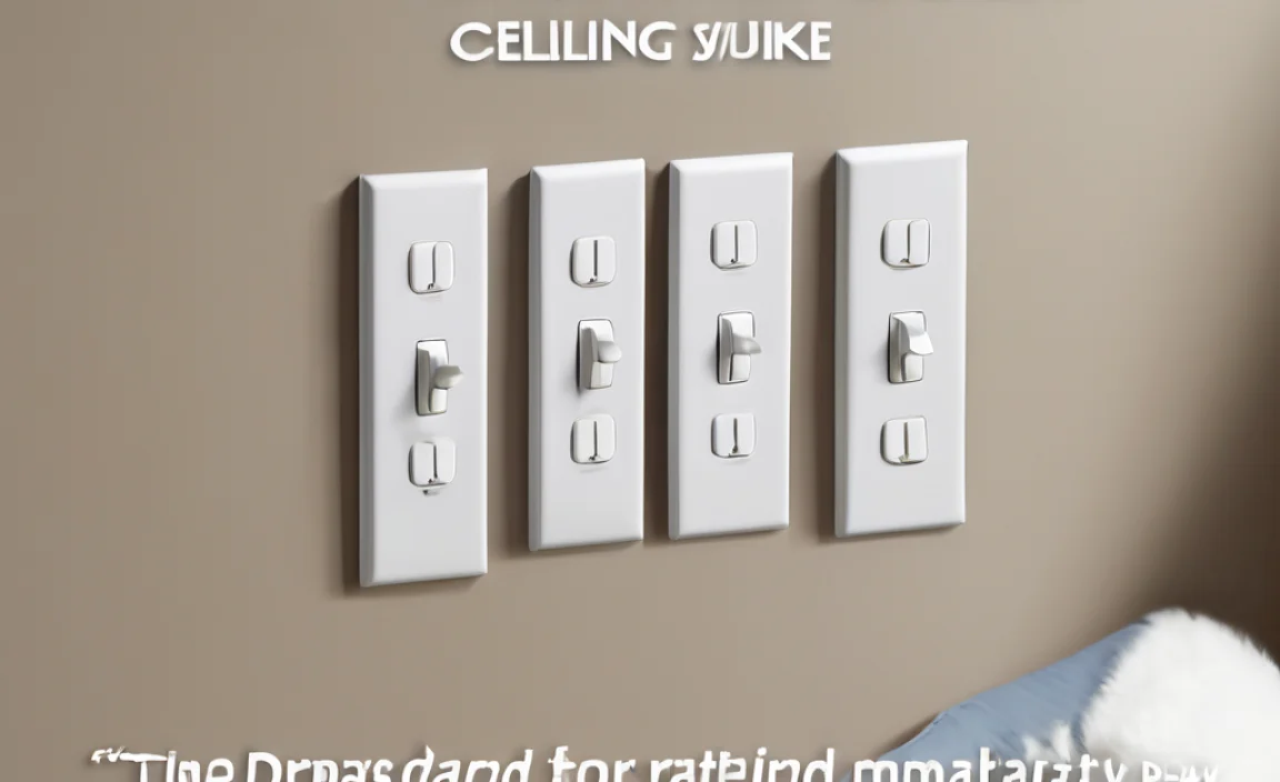 Upgrade Your Home: Light Switch For Ceiling Fan Guide