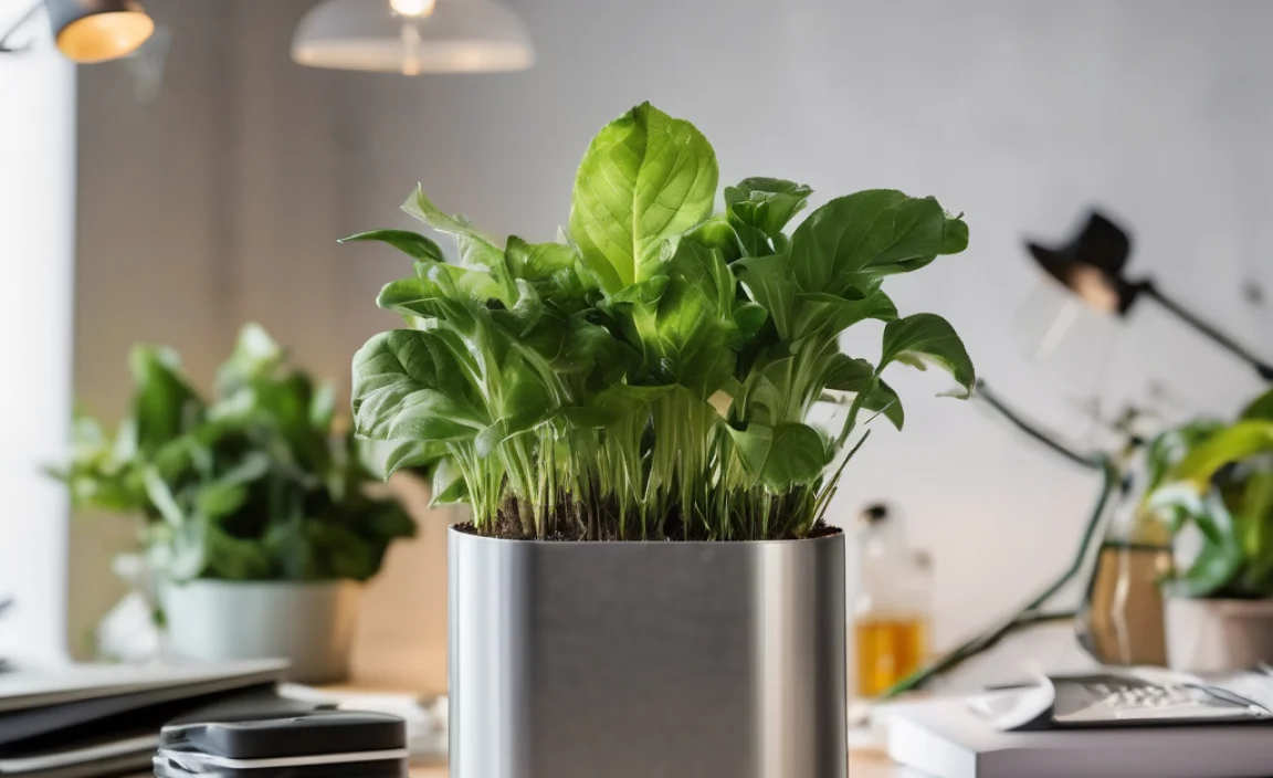 Using Finished Compost in the Office