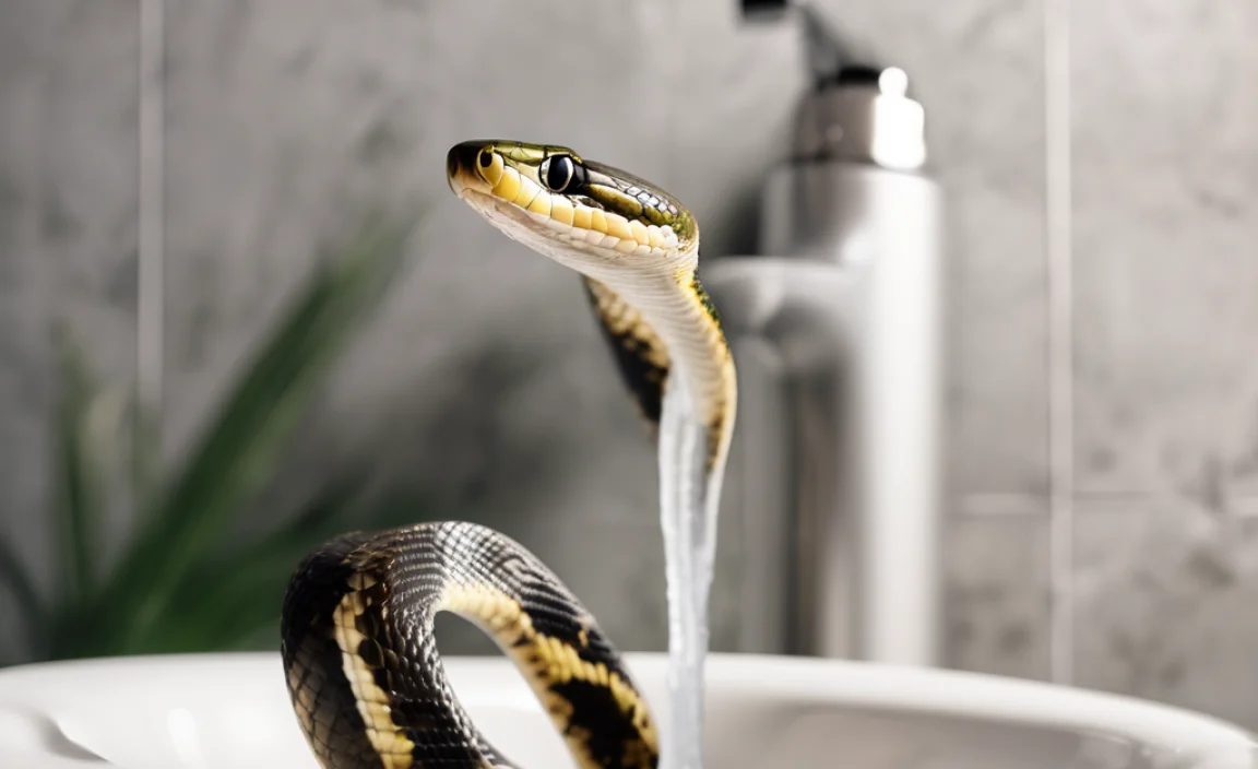 What to Do If You Find a Snake in Your Toilet