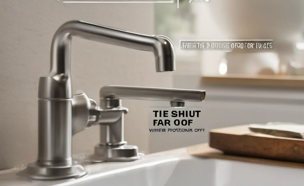 Where is the Water Shut Off Valve for Outside Faucet? Quick Find!