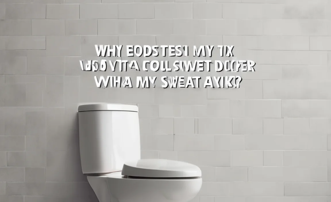 Why Does My Toilet Tank Sweat? The Easy Fix!