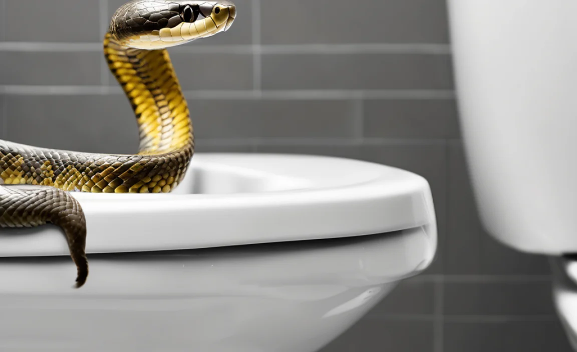 Why Would a Snake End Up in Your Toilet?