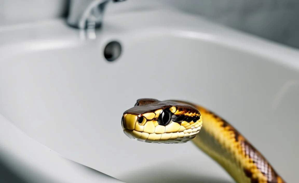 Why Would a Snake End Up in Your Toilet?