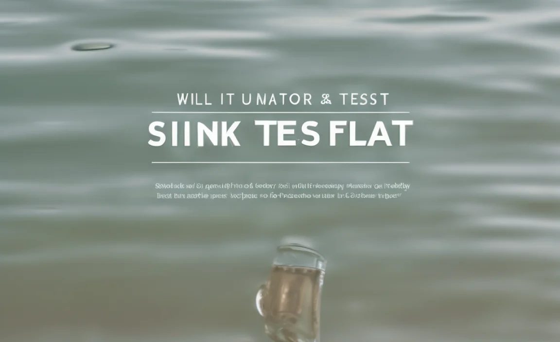 Will It Sink or Float? The Ultimate Test!