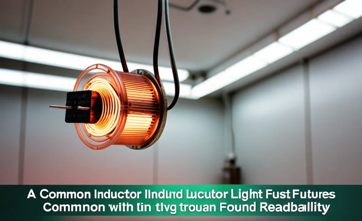 A Common Inductor Found In Fluorescent Light Fixtures Is A