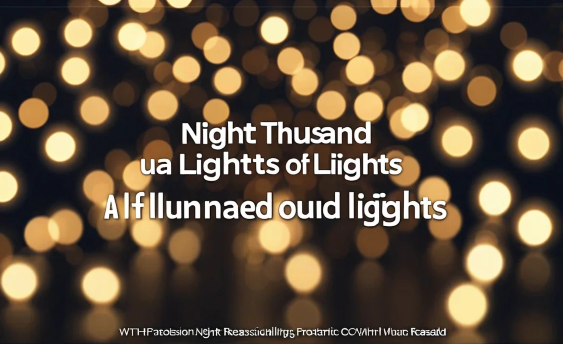 A Night Of A Thousand Lights: Illuminate Your Spirit!