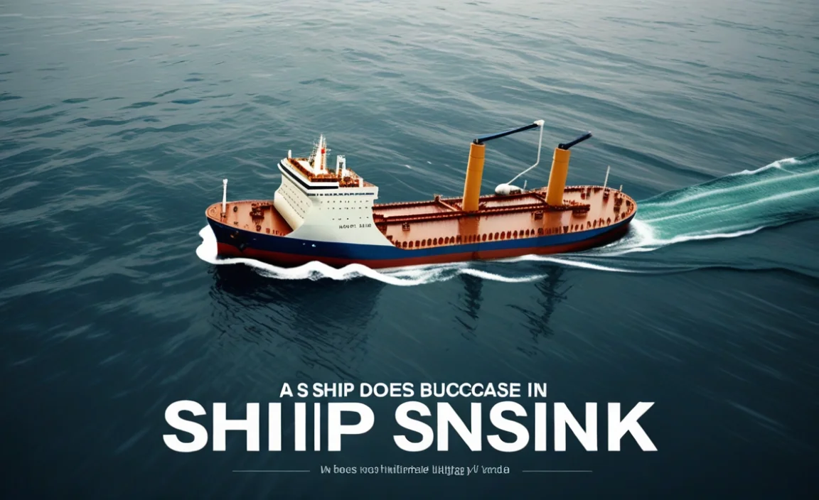 A Ship Does Not Sink In Water Because Of Buoyancy