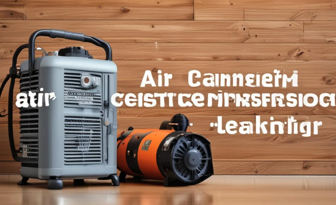 Air Compressor Leaking Air – The Top Causes, With Fixes