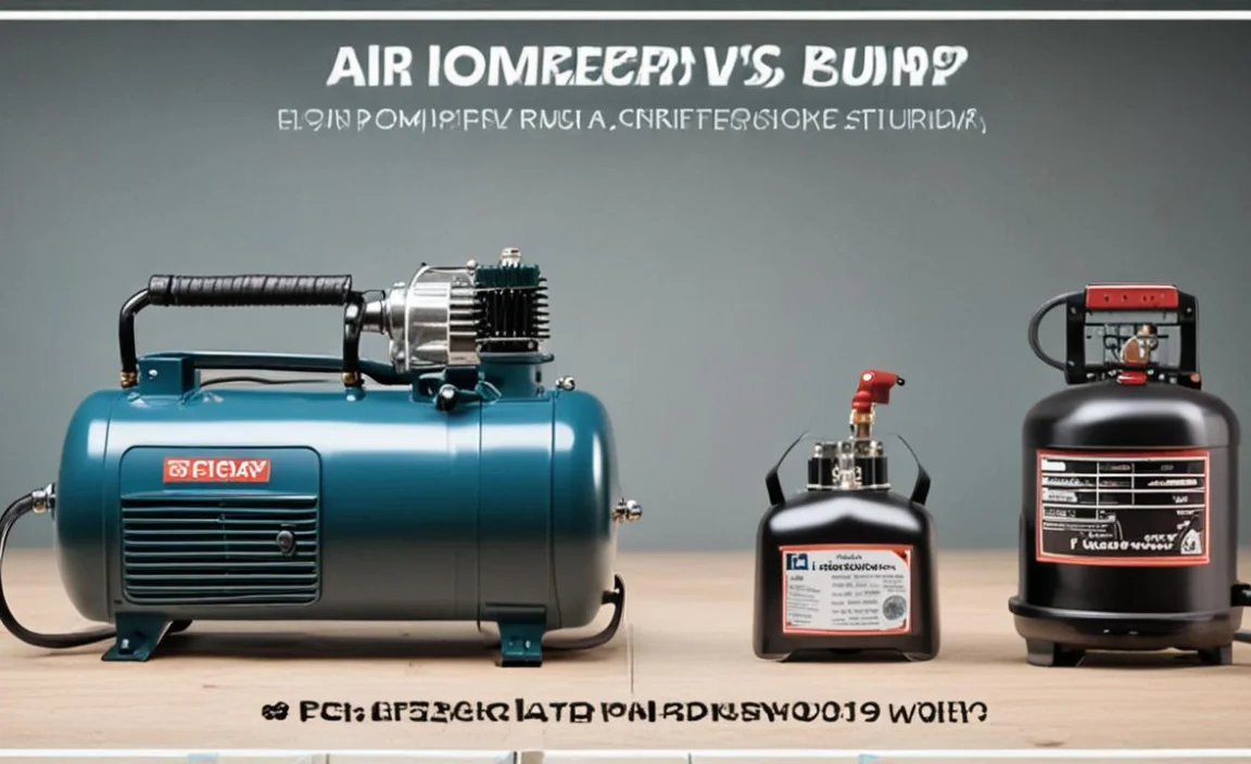 Air Compressor Vs. Air Pump: What’S The Difference?