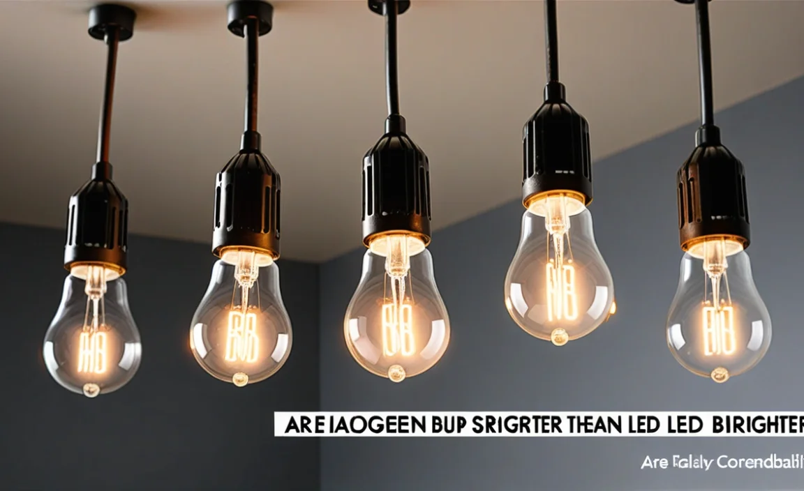 Are Halogen Bulbs Brighter Than Led? Find Out Here!