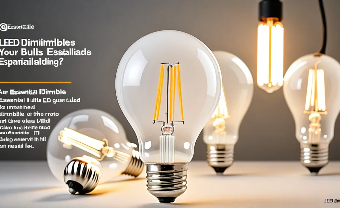 Are Led Bulbs Dimmable? Your Essential Guide Explained!
