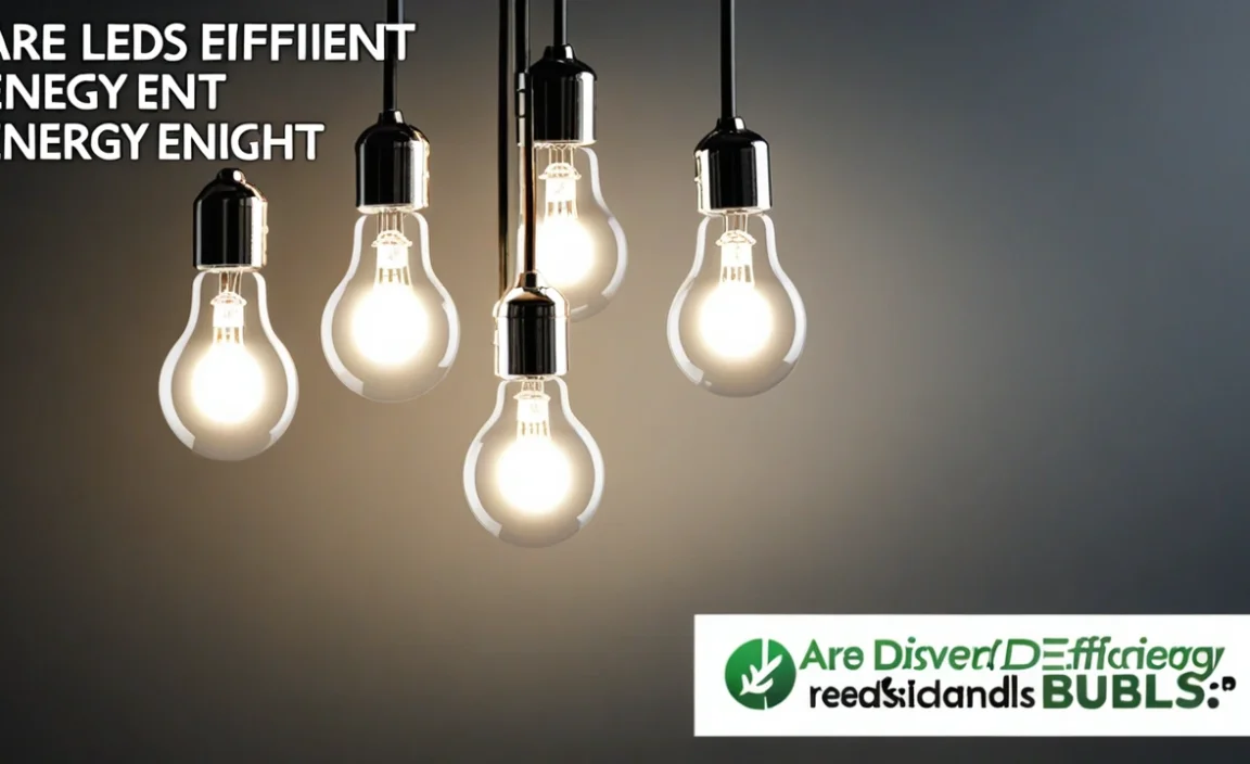 Are Led Bulbs Energy Efficient? Discover The Truth!