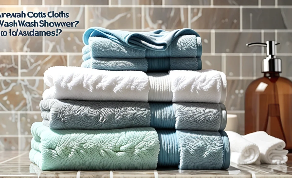 Are Wash Cloths Good For Showering? Discover The Benefits!