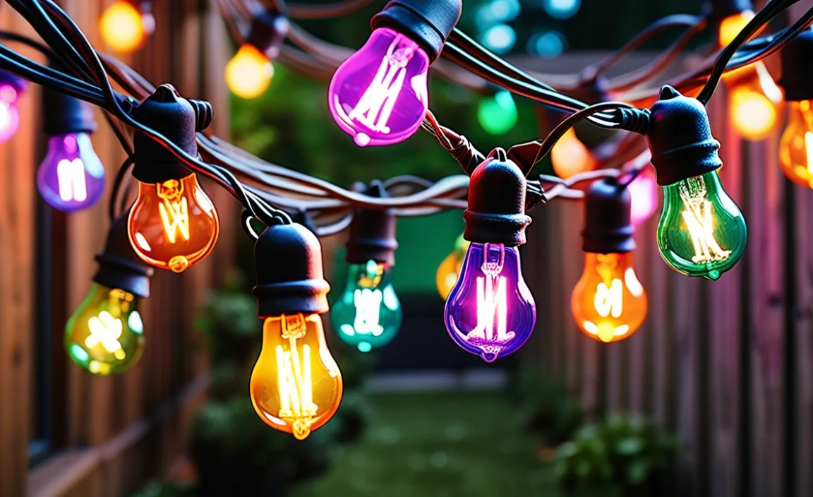 Benefits of Colored Bulbs for Outdoor String Lights