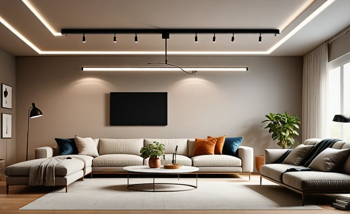 Benefits of Track Lighting in Living Rooms